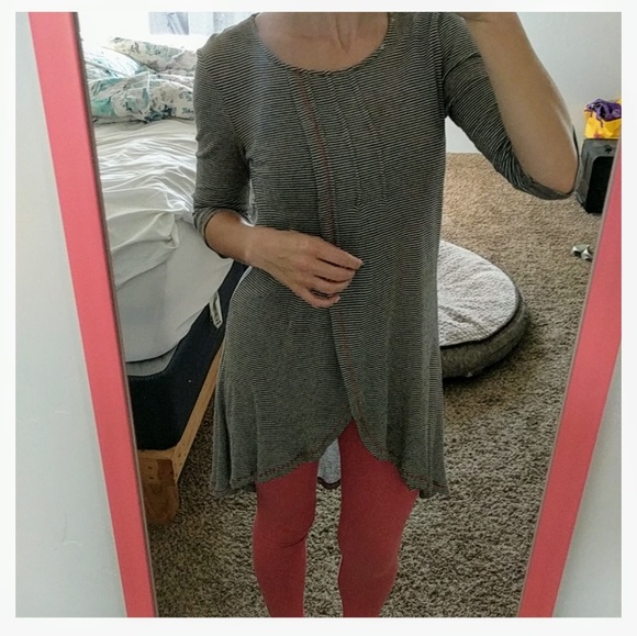 Striped high low dress tunic top. Bundle & save - Picture 2 of 7